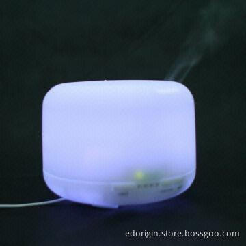 Ultrasonic Aromatherapy Diffuser with 9 Colorful LED Lights and Adapter